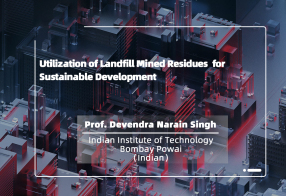 Utilization of Landfill Mined Residues for Sustainable Development