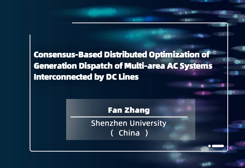 Consensus-Based Distributed Optimization of Generation Dispatch of Multi-area AC Systems Interconnected by DC Lines