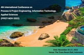 4th International Conference on Process & Project Engineering, Information Technology, Applied Sciences